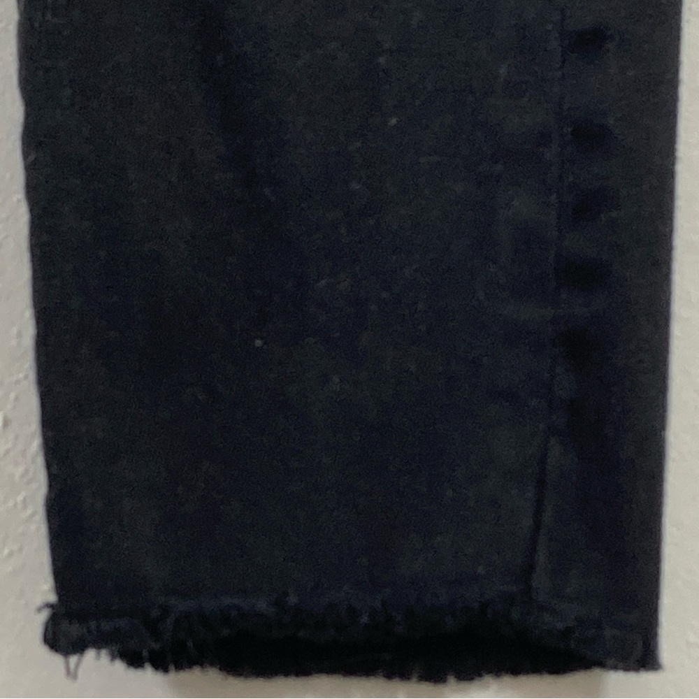 Madewell 9" High Rise Skinny Jeans Women's Size 26 Black Distressed - Picture 7 of 15